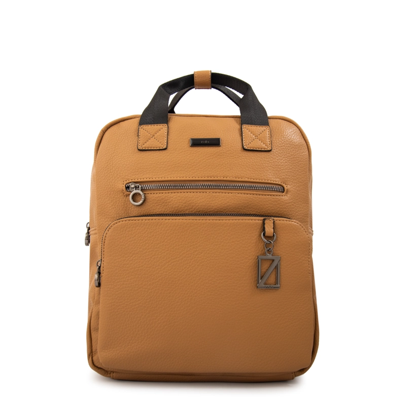 MOCHILA HELENA MEDIANA BEIGE OSCURO - 1