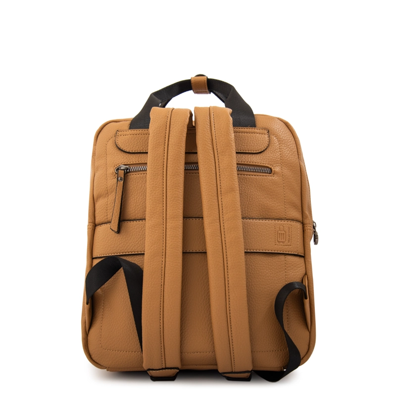 MOCHILA HELENA MEDIANA BEIGE OSCURO - 3