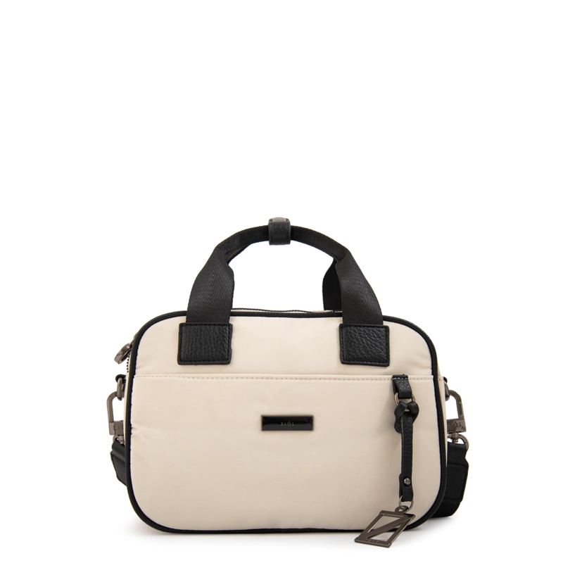 CARTERA BANDOLERA CON ASAS HELENA PEQUEÑA BLANCO CRUDO - 1