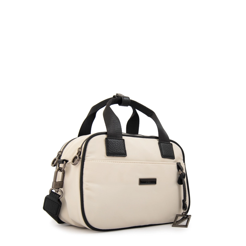 CARTERA BANDOLERA CON ASAS HELENA PEQUEÑA BLANCO CRUDO - 2