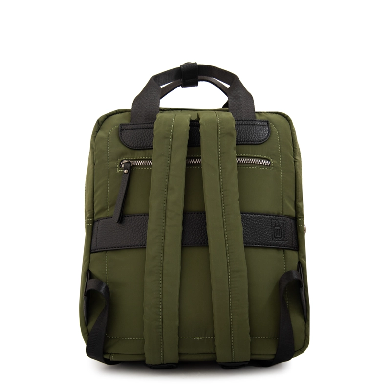 MOCHILA HELENA MEDIANA VERDE OLIVA - 3