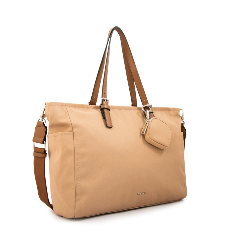 CARTERA TOTE PORTA NOTEBOOK MARTA GRANDE BEIGE OSCURO - 2