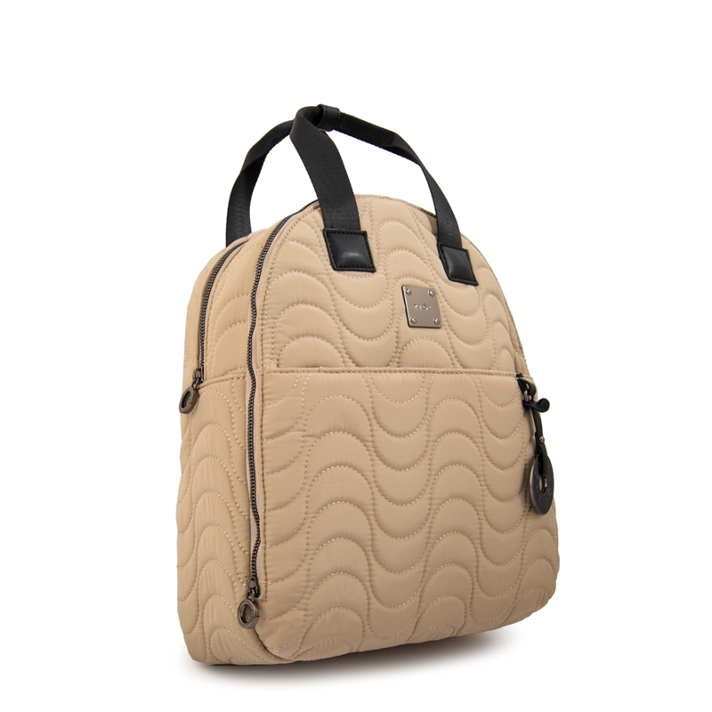 MOCHILA ABIGAIL MEDIANA BEIGE - 2