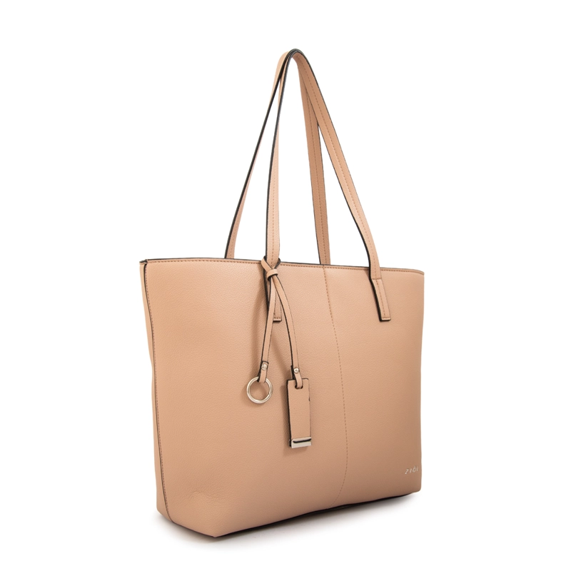 CARTERA TOTE BOTE IZADORA GRANDE BEIGE OSCURO - 2