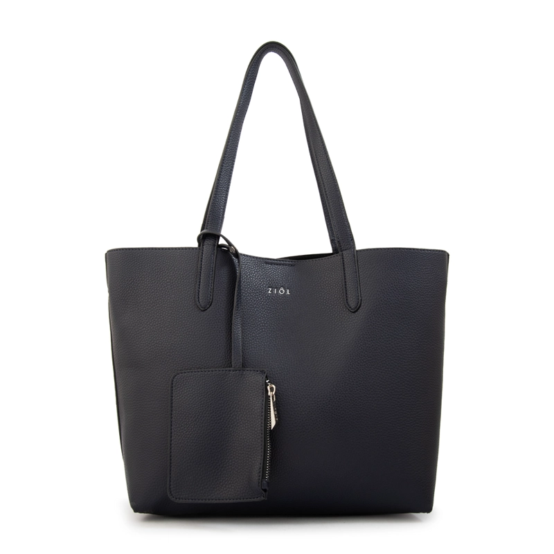 CARTERA TOTE BRUNILDA GRANDE AZUL OSCURO - 1