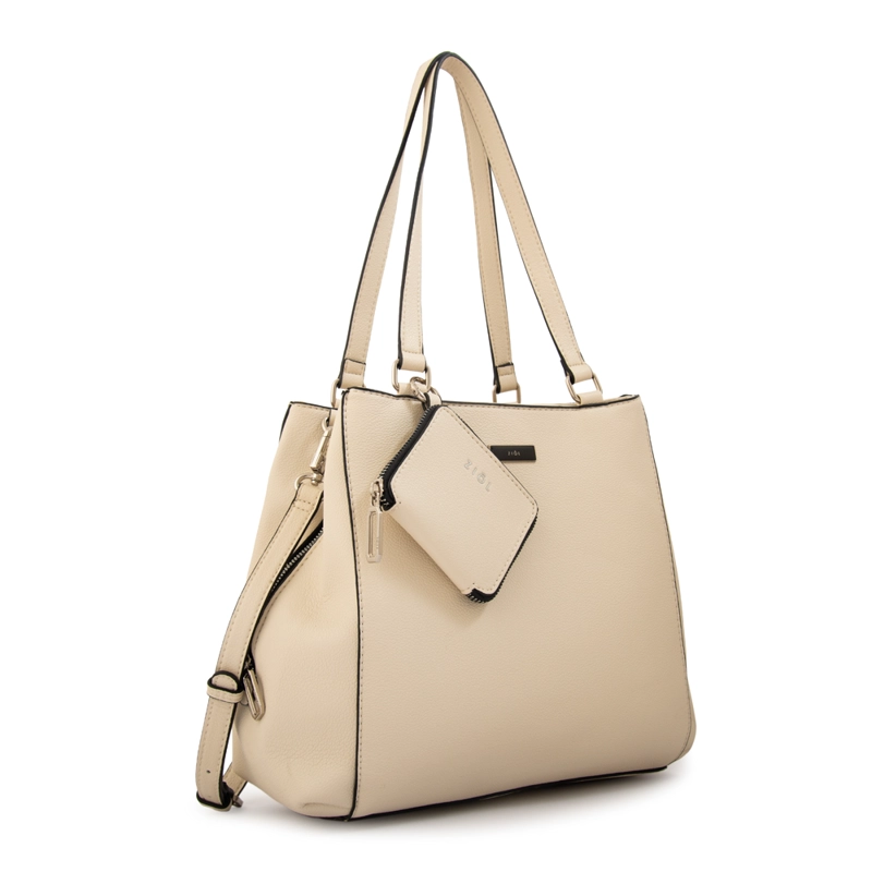 CARTERA TOTE TRES DIVISIONES SUSANA GRANDE BLANCO CRUDO - 2
