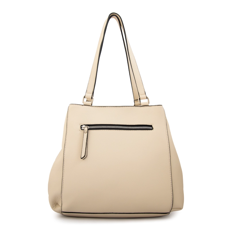 CARTERA TOTE TRES DIVISIONES SUSANA GRANDE BLANCO CRUDO - 3
