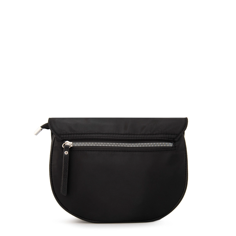 CARTERA BANDOLERA CON TAPA MARINA NEGRO - 3