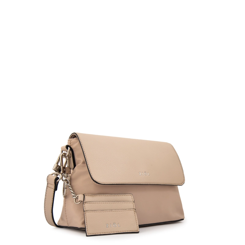 CARTERA BANDOLERA MICHELLE PEQUEÑA BEIGE - 2
