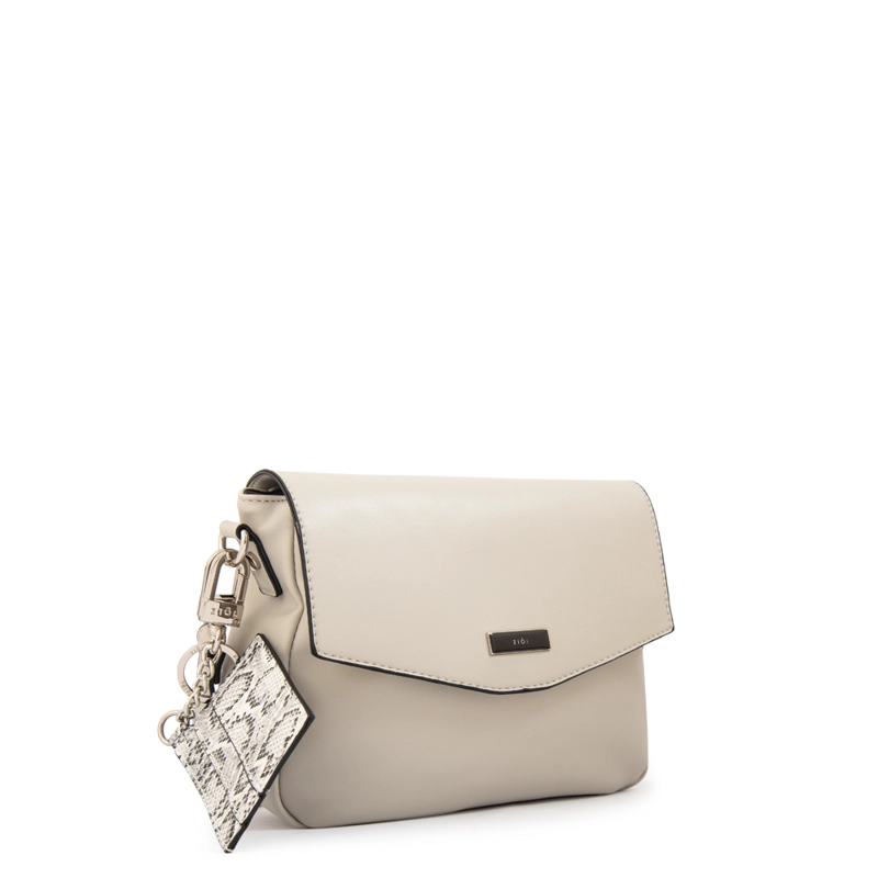 CARTERA BANDOLERA RAQUEL GRIS - 2