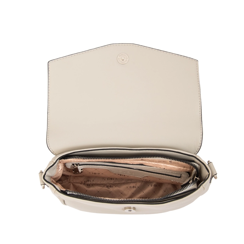 CARTERA BANDOLERA RAQUEL GRIS - 4