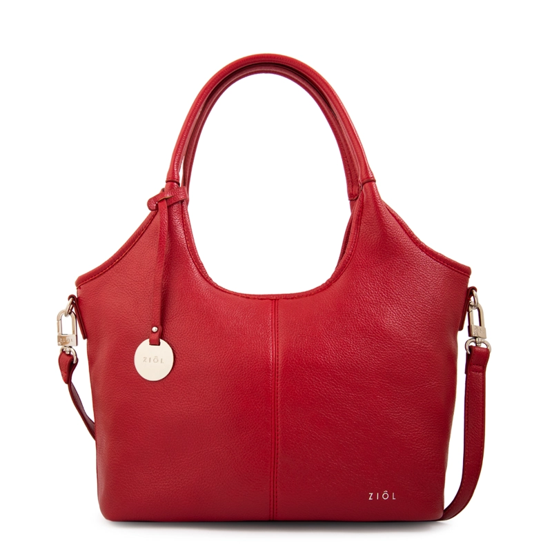 CARTERA TOTE NOELIA GRANDE ROJO OSCURO - 1