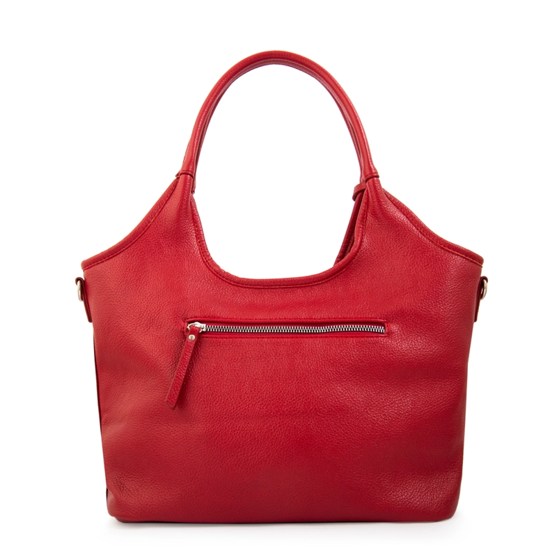 CARTERA TOTE NOELIA GRANDE ROJO OSCURO - 3