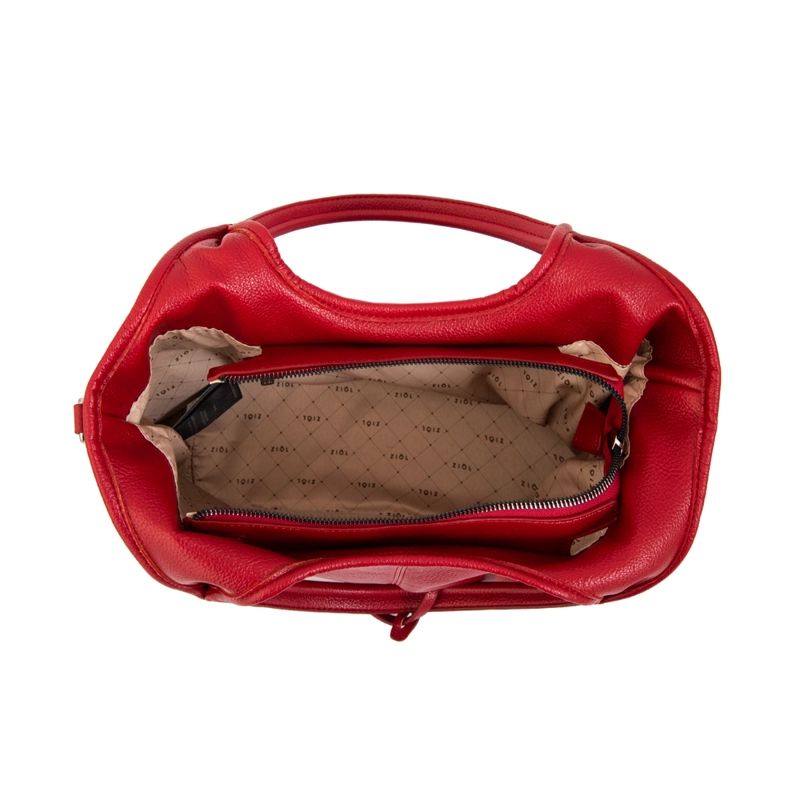 CARTERA TOTE NOELIA GRANDE ROJO OSCURO - 4