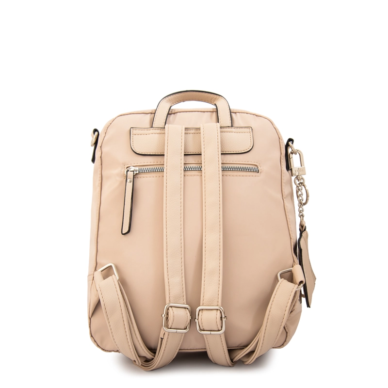 MOCHILA MICHELLE MEDIANA BEIGE - 3