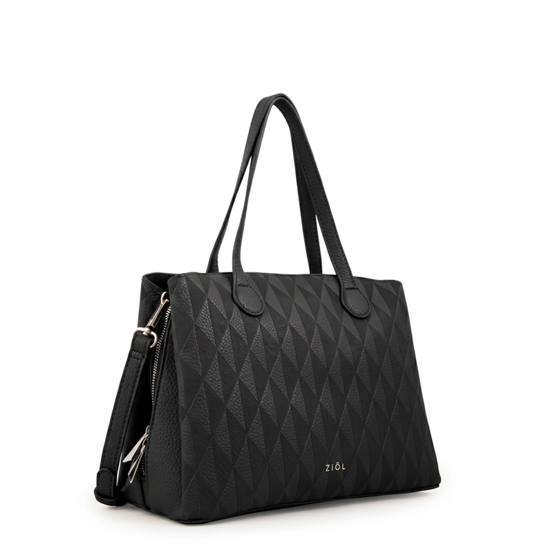 CARTERA TOTE FRANCINI MEDIANA NEGRO - 2