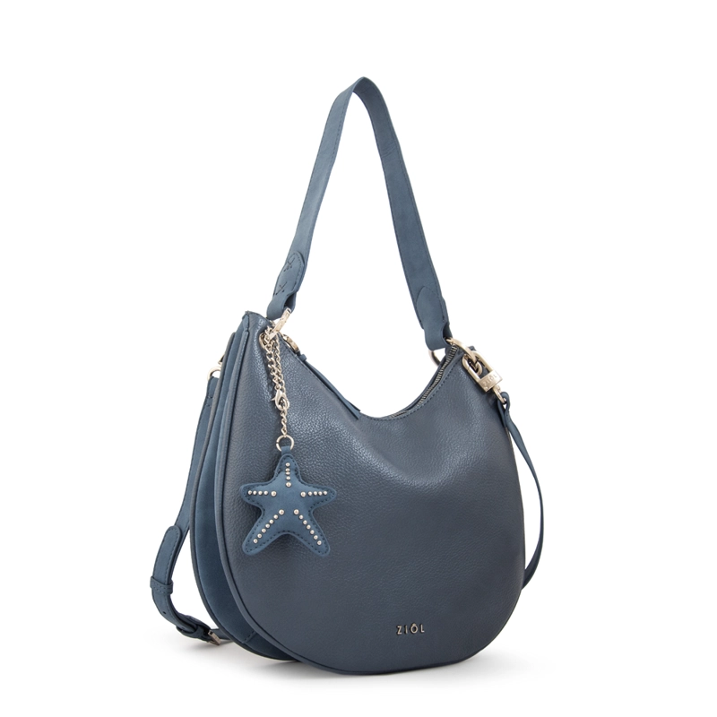CARTERA CORTE OVAL MARINA AZUL - 2