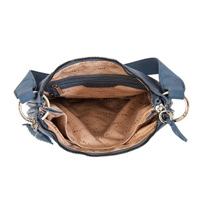 CARTERA CORTE OVAL MARINA AZUL - 4