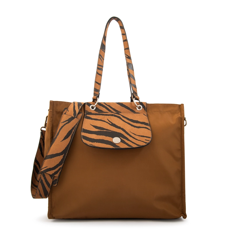 CARTERA TOTE PORTA NOTEBOOK SIMONETA CAMEL - 1