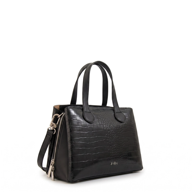 CARTERA TOTE FRANCINI PEQUEÑA NEGRO - 2