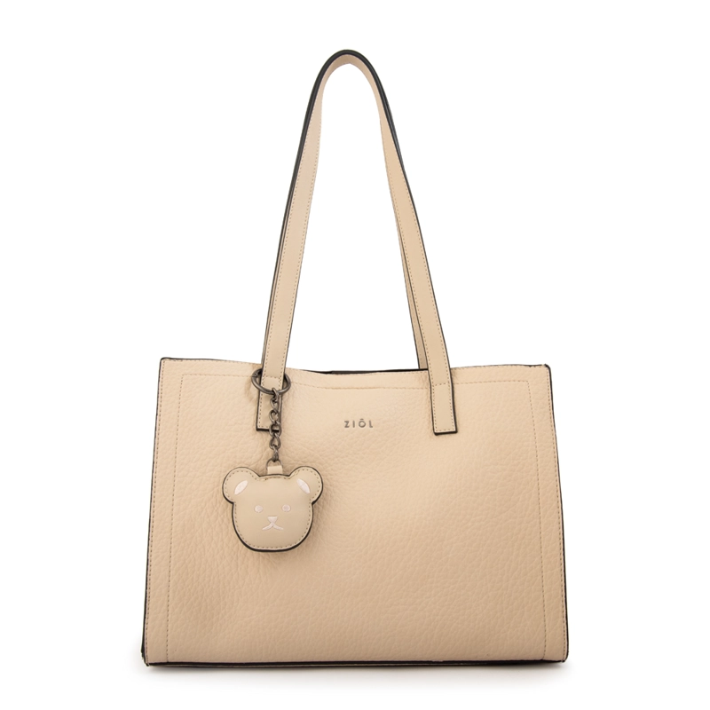 CARTERA TOTE FLORENCIA MEDIANA BLANCO CRUDO - 1