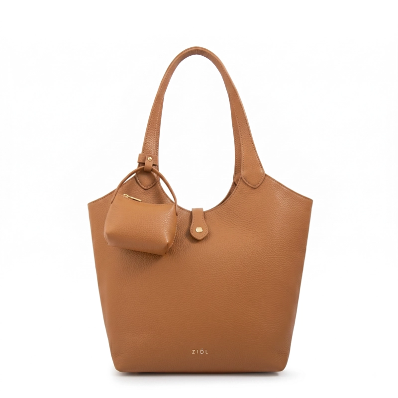 CARTERA TOTE CARRA CAMEL - 1