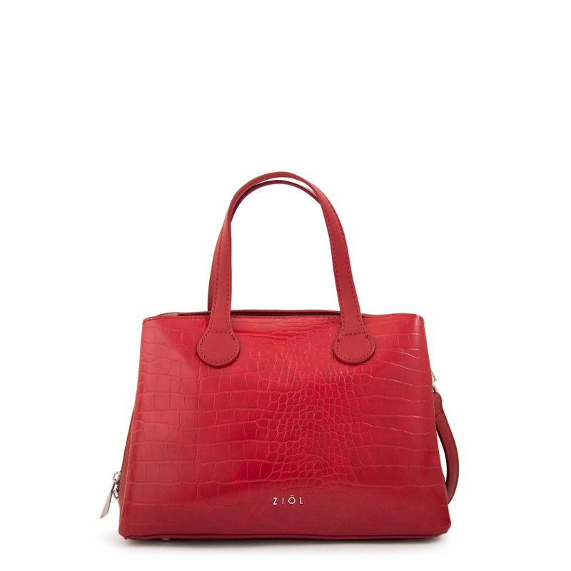 CARTERA TOTE FRANCINI PEQUEÑA ROJO - 1