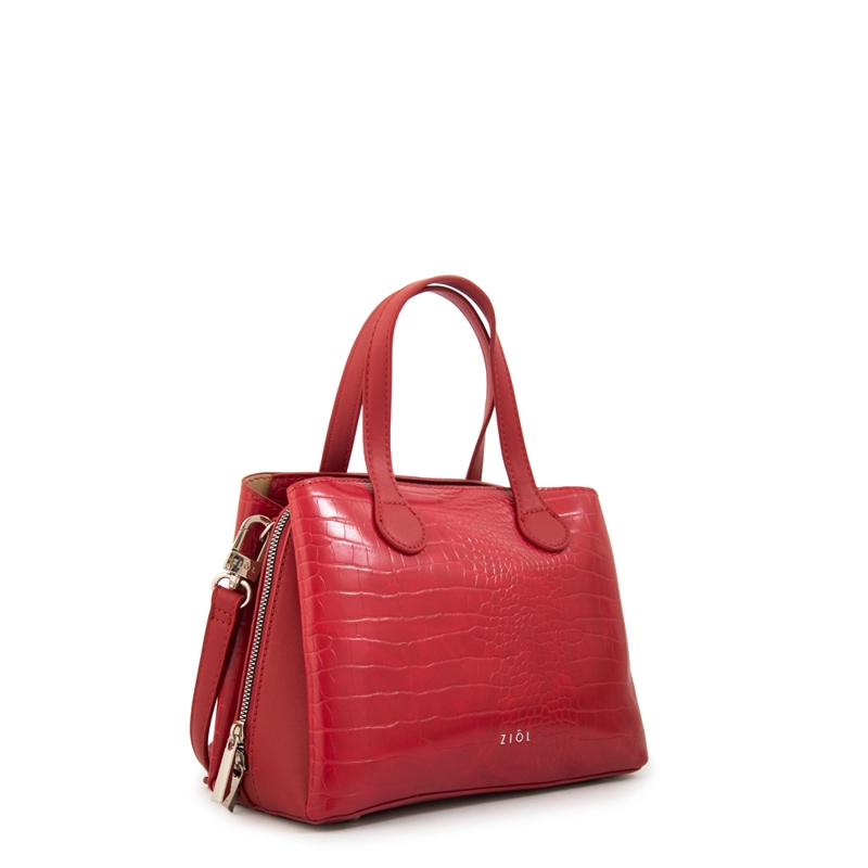 CARTERA TOTE FRANCINI PEQUEÑA ROJO - 2