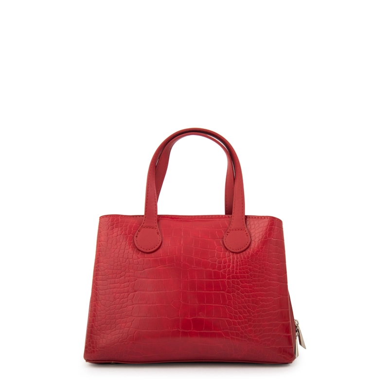 CARTERA TOTE FRANCINI PEQUEÑA ROJO - 3