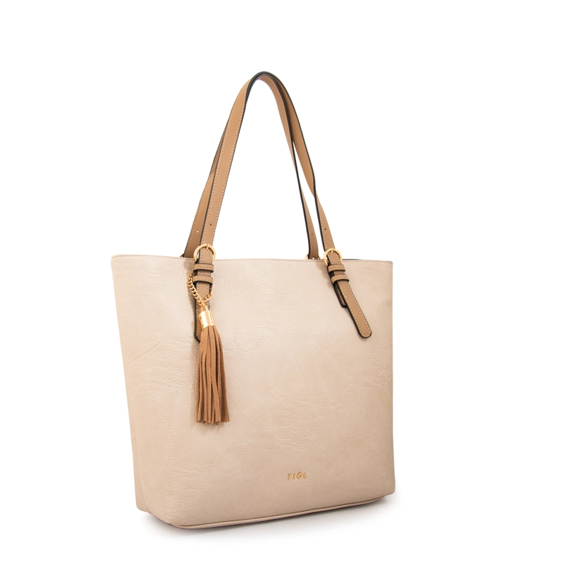 CARTERA TOTE FABIOLA BLANCO CRUDO - 2