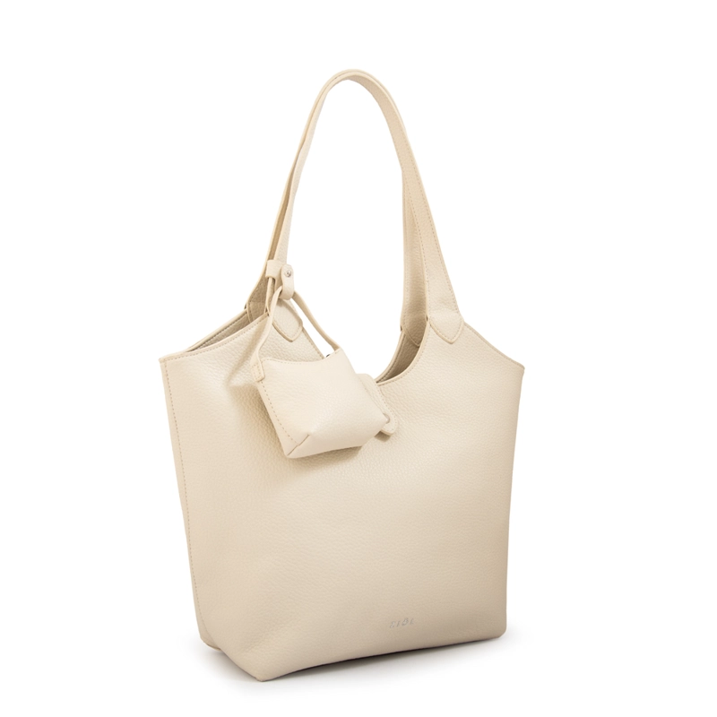 CARTERA TOTE CARRA BLANCO CRUDO - 2