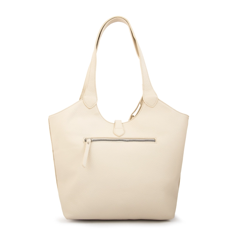 CARTERA TOTE CARRA BLANCO CRUDO - 3