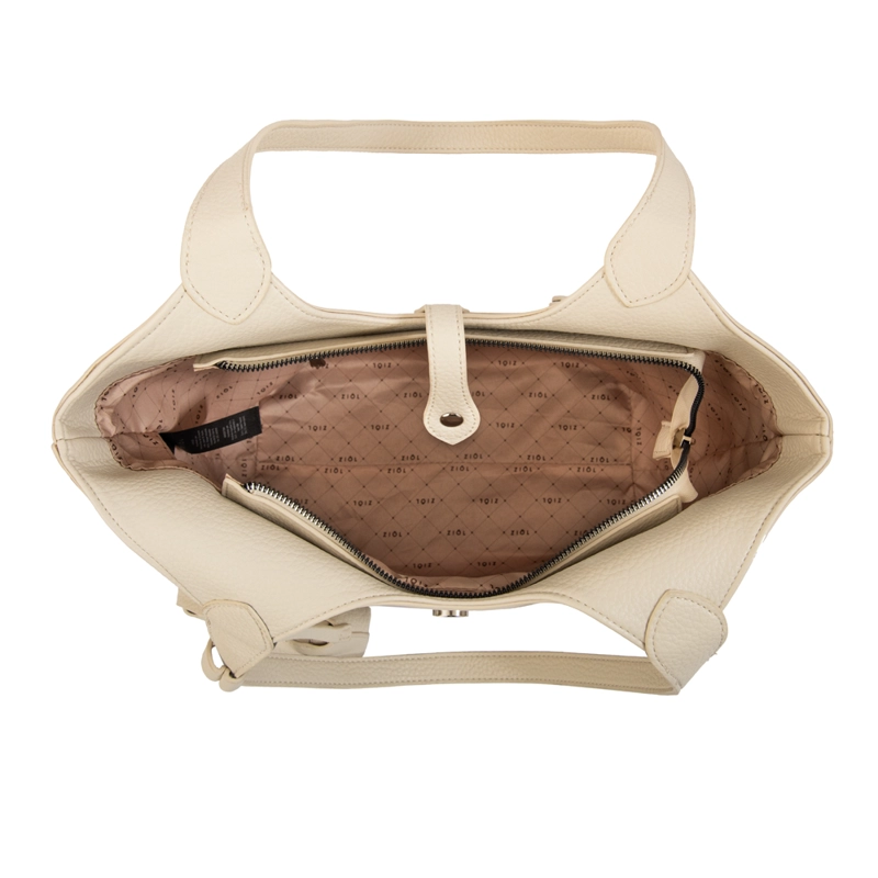 CARTERA TOTE CARRA BLANCO CRUDO - 4