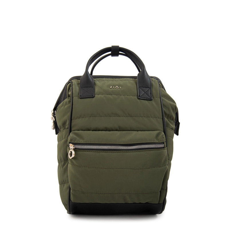 MOCHILA FATIMA MEDIANA VERDE OLIVA - 1