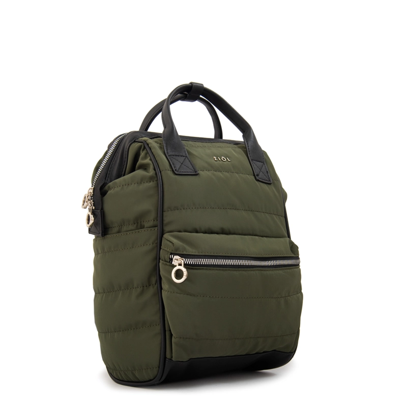 MOCHILA FATIMA MEDIANA VERDE OLIVA - 2