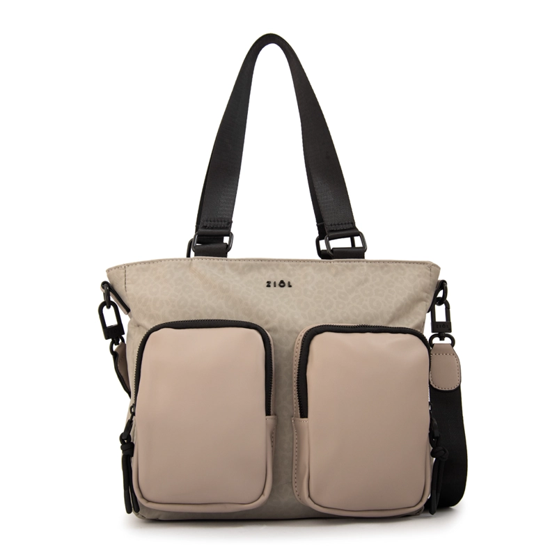 CARTERA TOTE SELINA MEDIANA GRIS - 1