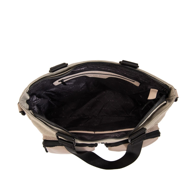 CARTERA TOTE SELINA MEDIANA GRIS - 4