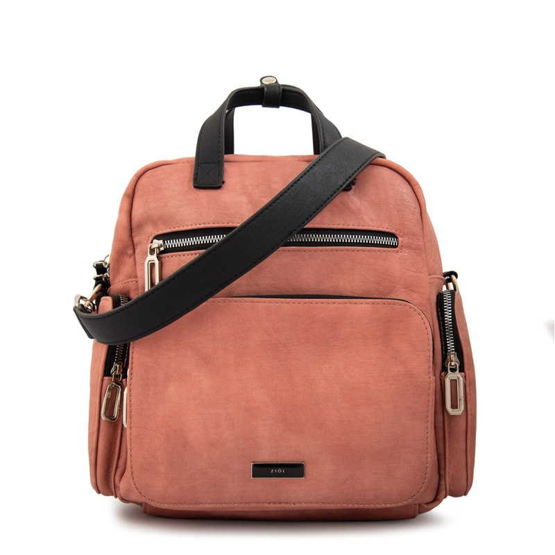 MOCHILA GALILEA MEDIANA ROSA VIEJO - 1