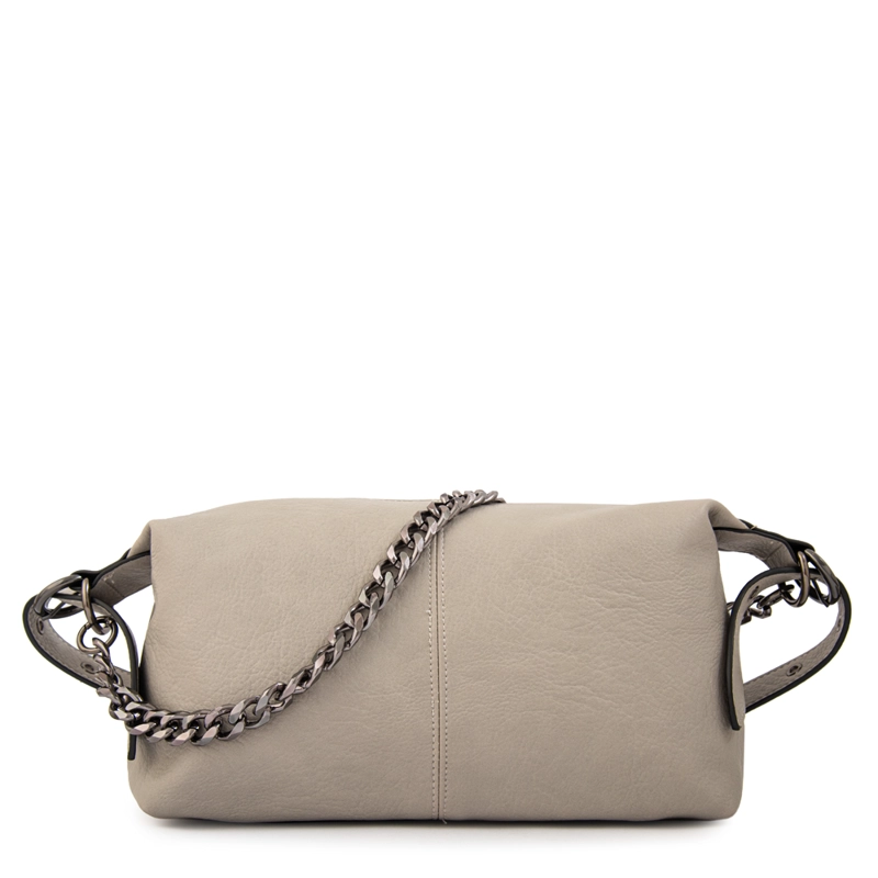 CARTERA BANDOLERA VALERIA MEDIANA GRIS - 1