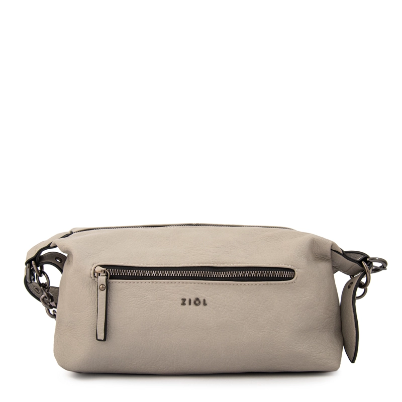 CARTERA BANDOLERA VALERIA MEDIANA GRIS - 3
