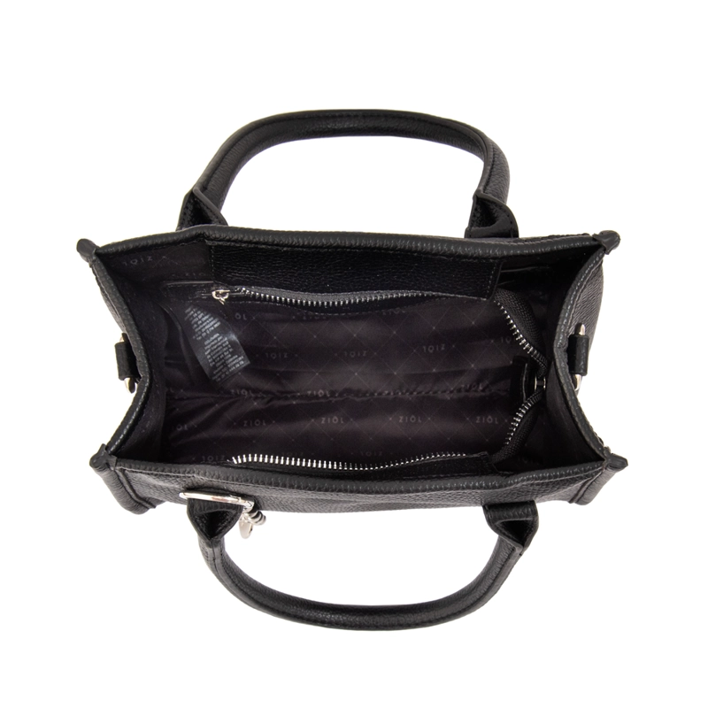 CARTERA BANDOLERA CON ASAS RENATTA MEDIANA NEGRO - 4