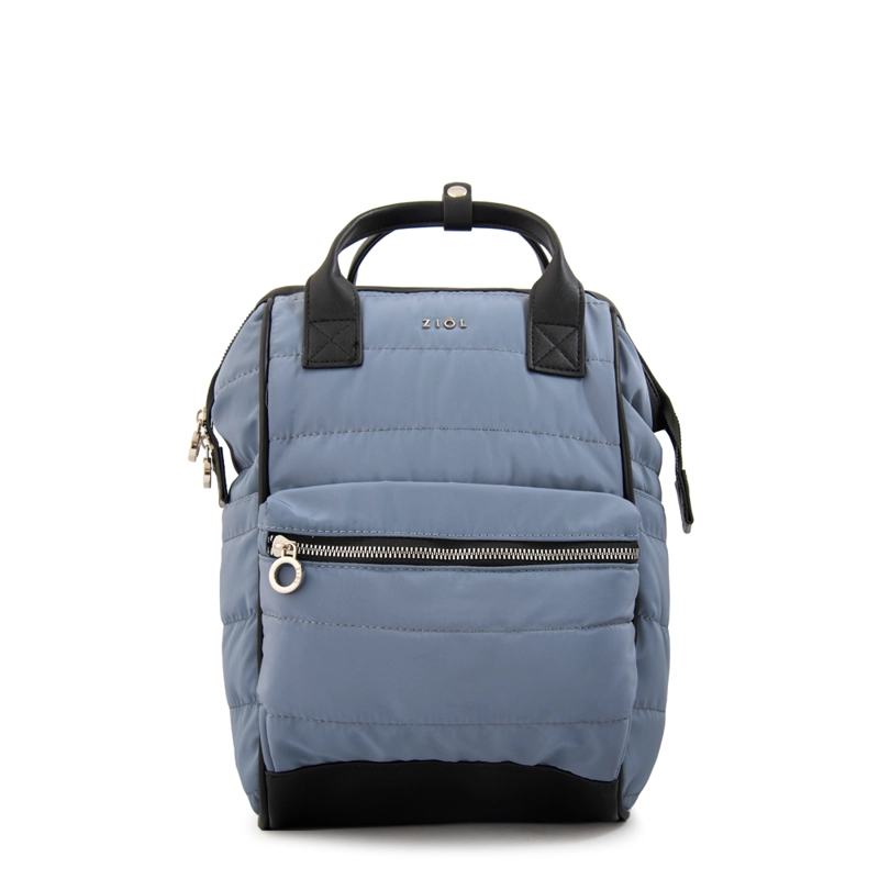 MOCHILA FATIMA MEDIANA DENIM - 1