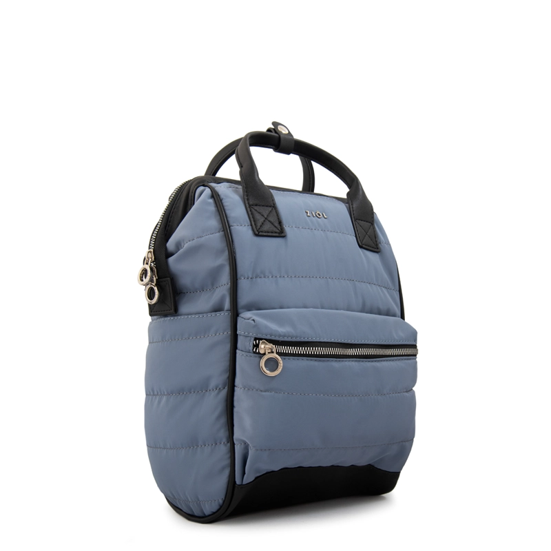 MOCHILA FATIMA MEDIANA DENIM - 2