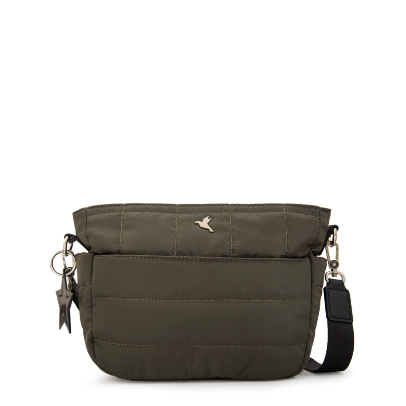 CARTERA BANDOLERA AUSTRALIA MEDIANA VERDE OLIVA - 1