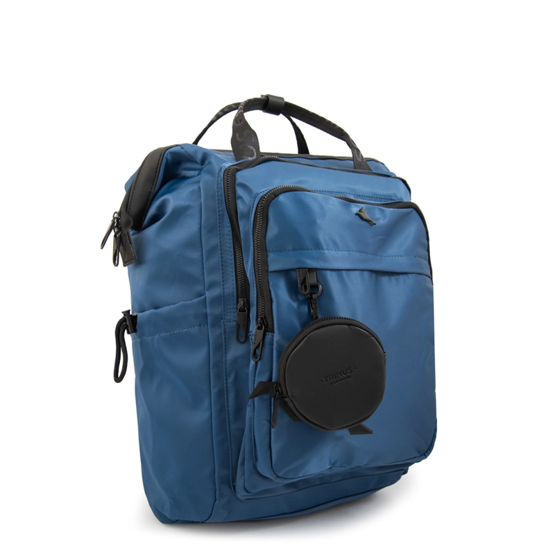 MOCHILA PORTA NOTEBOOK SINGAPUR AZUL - 2