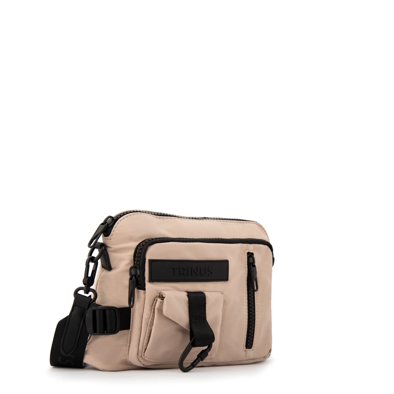 CARTERA BANDOLERA REGINA MEDIANA BEIGE - 2