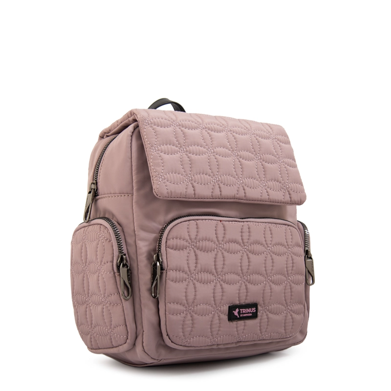 MOCHILA CON TAPA SAHARA PEQUEÑA ROSA VIEJO - 2