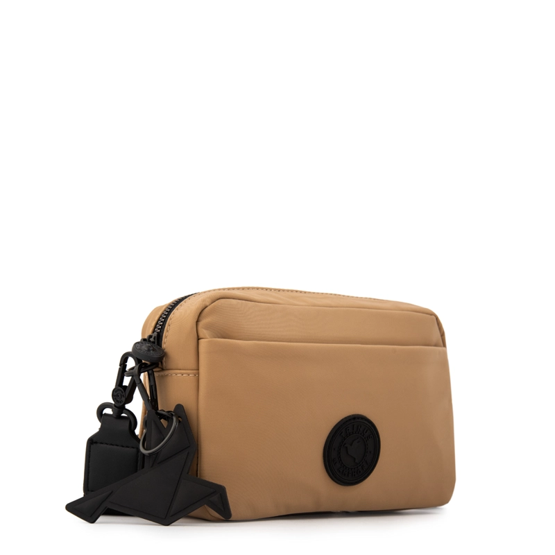 CARTERA BANDOLERA BROOKLYN MEDIANA BEIGE - 2