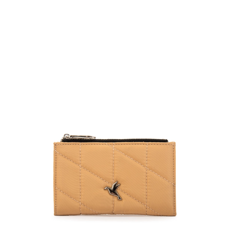 BILLETERA CATALINA MEDIANA BEIGE - 1