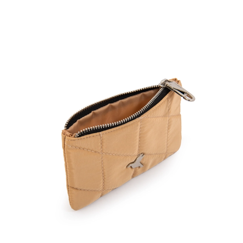 MONEDERO RECTANGULAR CATALINA PEQUEÑA BEIGE - 2